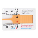 0-20mm Plastic Tread Plan Refinding Rounds Refinding Outcome Exists Tread Tablets Plastic Tire Tread Depth Gauge
