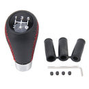 Universal 5-Speed Manual Shift Knob Manual Gear Shift Knob Stick Head Fit for All Car(Red)