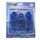 1 Pair Universal Car Wagon Door Window Crank Handle Winder Manual Door Crank Handle Window Winders(Blue)