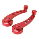 1 Pair Universal Car Wagon Door Window Crank Handle Winder Manual Door Crank Handle Window Winders(Red)