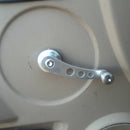 1 Pair Universal Car Wagon Door Window Crank Handle Winder Manual Door Crank Handle Window Winders(Silver)