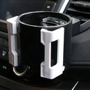 SHUNWEI SD-1026 Car Auto Multi-functional ABS Air Vent Drink Holder Bottle Cup Holder Phone Holder Mobile Mount(White)