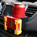 SHUNWEI SD-1026 Car Auto Multi-functional ABS Air Vent Drink Holder Bottle Cup Holder Phone Holder Mobile Mount(White)