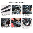 Motorcycle Modified Fender Rear Wheel Fender Dustproof PP Splash Flaps Mudguards Fender Guard for CFMOTO 150NK / Kawasaki Z250 / Honda CB190R