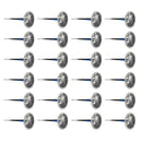 24 PCS 6mm Mushroom Nail-tyre Film Tyre Cold Patch Film Rubber Tire Repair Kit
