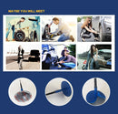 24 PCS 6mm Mushroom Nail-tyre Film Tyre Cold Patch Film Rubber Tire Repair Kit
