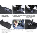 Universal Car Travel Inflatable Mattress Air Bed Camping Back Seat Couch, Size: 90 x 135cm(Black)