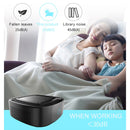 XJ-005 Car / Household Solar Energy Smart Touch Control Air Purifier Negative Ions Air Cleaner(White)