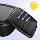 XJ-005 Car / Household Solar Energy Smart Touch Control Air Purifier Negative Ions Air Cleaner(White)