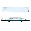 SHUNWEI Large Car Three-Fold Curve Surface Rear View Mirror Reverse Wide Angle Adjustable Angle Auxiliary Blind Area Retroreflector Reversing Wide-angle Lens