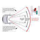 SHUNWEI Large Car Three-Fold Curve Surface Rear View Mirror Reverse Wide Angle Adjustable Angle Auxiliary Blind Area Retroreflector Reversing Wide-angle Lens
