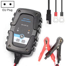 FOXSUR 6V / 12V 1A Automatic Smart AGM Battery Charger Maintainer for Car Motorcycle Scooter with SAE Cable, EU Plug