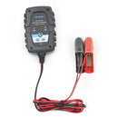 FOXSUR 6V / 12V 1A Automatic Smart AGM Battery Charger Maintainer for Car Motorcycle Scooter with SAE Cable, EU Plug