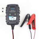 FOXSUR 6V / 12V 1A Automatic Smart AGM Battery Charger Maintainer for Car Motorcycle Scooter with SAE Cable, EU Plug