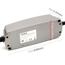 FOXSUR 0.8A / 3.6A 12V 5 Stage Charging Battery Charger for Car Motorcycle, EU Plug