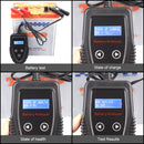 12V Car Battery Tester LCD Battery Analyzer Car Charge Diagnostic Tool (Black)