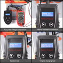12V Car Battery Tester LCD Battery Analyzer Car Charge Diagnostic Tool (Black)