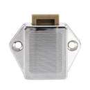 Press Type Drawer Cabinet Catch Latch Release Cupboard Door Stop Drawer Cabinet Locker for RV / Yacht / Furniture(Chrome)