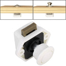Press Type Drawer Cabinet Catch Latch Release Cupboard Door Stop Drawer Cabinet Locker for RV / Yacht / Furniture(White)