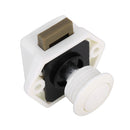 Press Type Drawer Cabinet Catch Latch Release Cupboard Door Stop Drawer Cabinet Locker for RV / Yacht / Furniture(White)