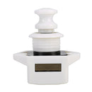 Press Type Drawer Cabinet Catch Latch Release Cupboard Door Stop Drawer Cabinet Locker for RV / Yacht / Furniture(White)