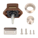 Press Type Drawer Cabinet Catch Latch Release Cupboard Door Stop Drawer Cabinet Locker for RV / Yacht / Furniture(Brown)