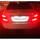 2 PCS 1157 DC9-16V / 3.5W Car Auto Brake Lights 12LEDs SMD-ZH3030 Lamps, with Constant Current(Red Light)