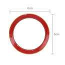Aluminium Alloy Steering Wheel Decoration Ring Cover Sticker for BMW(Gold)