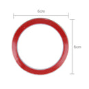 Aluminium Alloy Steering Wheel Decoration Ring Cover Sticker for BMW(Silver)