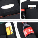 KANEED Auto Car Backseat Organizer Multi-Pocket Travel Storage Bag for Sunglass Phone Tissue Beverage Drink Can(Black)