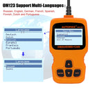 AUTOPHIX OM123 Car Portable OBD2 Scanner Car Diagnostic Tool OBD 2 Automotive Scanner EOBD Code Reader (Orange)