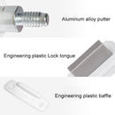 Press Type Drawer Cabinet Catch Latch Release Cupboard Door Stop Drawer Cabinet Locker for RV / Yacht / Furniture(Chrome)