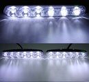 2 PCS LD-006 5730-6SMD 12W 1200LM 7000K White Light Daytime Running Light.DC 12V