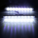 2 PCS LD-008 5730-9SMD 15W 1500 LM 7000K White Light Daytime Running Light.DC 12V