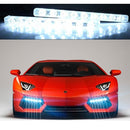 2 PCS LD-008 5730-9SMD 15W 1500 LM 7000K White Light Daytime Running Light.DC 12V