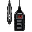 XPower E1 Universal Car LED Digital Display Screen 3 USB Port Charger DC12-24V 7.1A, Cable Length: 1.5m
