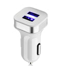 XPower G5 Universal Car Dual USB Quick Charger 2 USB Ports Charger DC12-24V 3.6A(White)