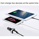 XPower G5 Universal Car Dual USB Quick Charger 2 USB Ports Charger DC12-24V 3.6A(White)