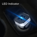 XPower G5 Universal Car Dual USB Quick Charger 2 USB Ports Charger DC12-24V 3.6A(White)