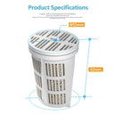 XPower M8 2 PCS Car Air Purifier Filter + Filter Element for XPower X8 Nano Air Purifier