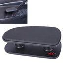 Car Armrest Left Elbow Support Universal Heightening Pad Central Armrest Box Right Handrail(Black)
