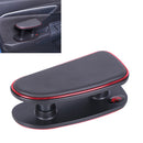 Car Armrest Left Elbow Support Universal Heightening Pad Central Armrest Box Right Handrail(Red)