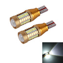 2 PCS T15-4014-32SMD + 1CREE 5W 650LM White Light LED Decode Car Clearance Lights Lamp, DC12Vï¼ˆGoldï¼‰