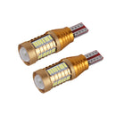 2 PCS T15-4014-32SMD + 1CREE 5W 650LM White Light LED Decode Car Clearance Lights Lamp, DC12Vï¼ˆGoldï¼‰