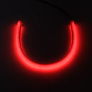 2 PCS 12V Car Daytime Running Lights Soft Article Lamp, Red+ Yellow Light, Length: 45cm