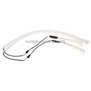 2 PCS 12V Car Daytime Running Lights Soft Article Lamp, Red + Yellow Light, Length: 85cm
