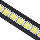 2 PCS 10W 1000LM 6000K White Light COB LED Daytime Running Lightï¼ŒDC 12V