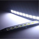 2 PCS 10W 1000LM 6000K White Light COB LED Daytime Running Lightï¼ŒDC 12V