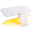 2 in 1 HD Car Anti-Glare Dazzling Day Night Vision Driving Mirror Sun Visors