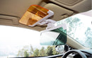2 in 1 HD Car Anti-Glare Dazzling Day Night Vision Driving Mirror Sun Visors